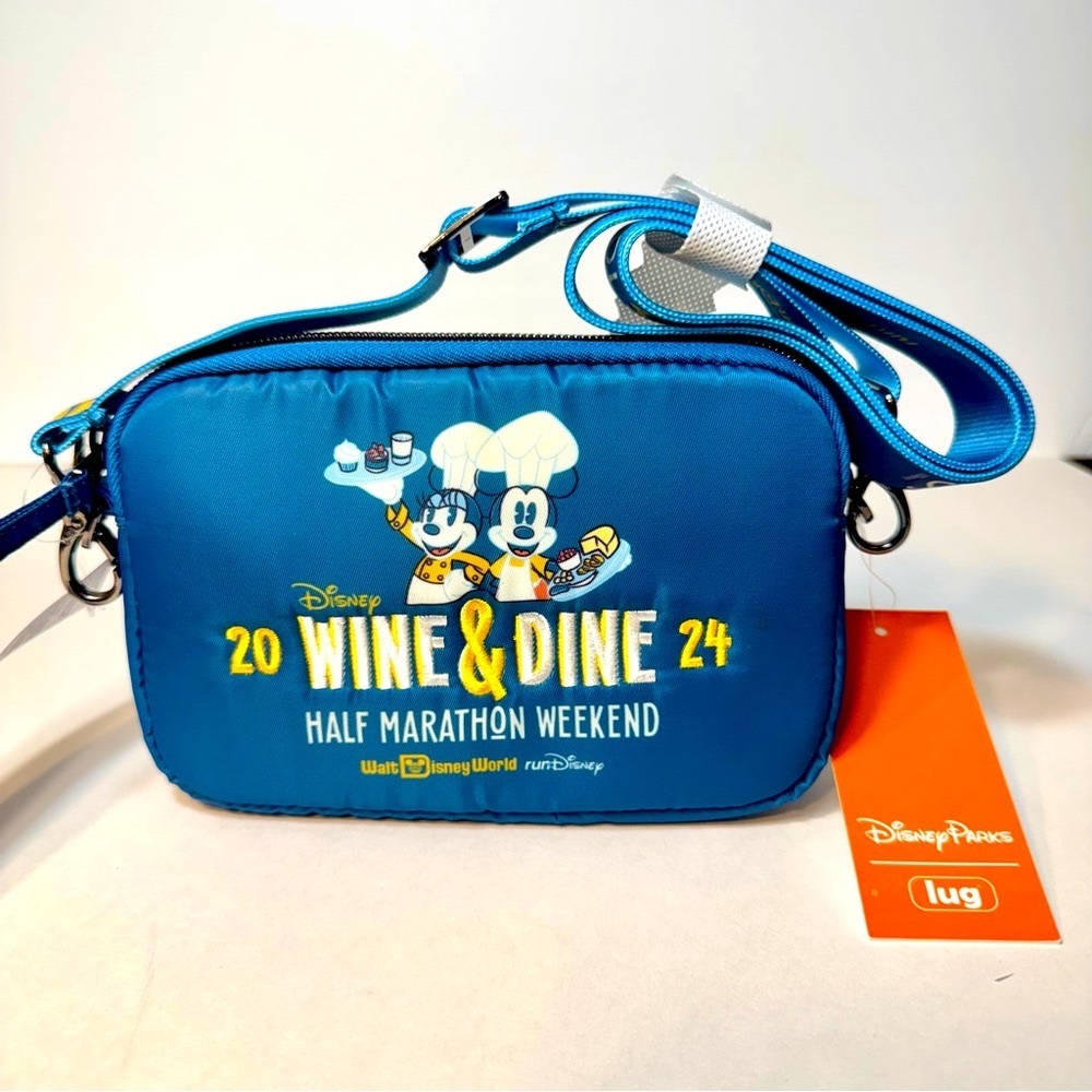 NWT. Disney Lug crossbody bag commemorating the 2024 Disney convertible bag